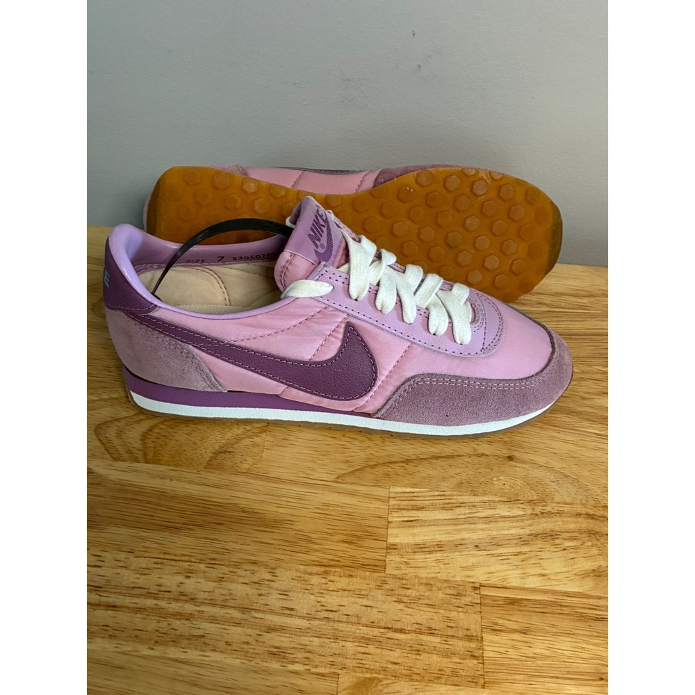 Vintage Nike Waffle Trainer Pink Purple Sneakers 830507PD Womens Size 7 rare - Picture 5 of 16